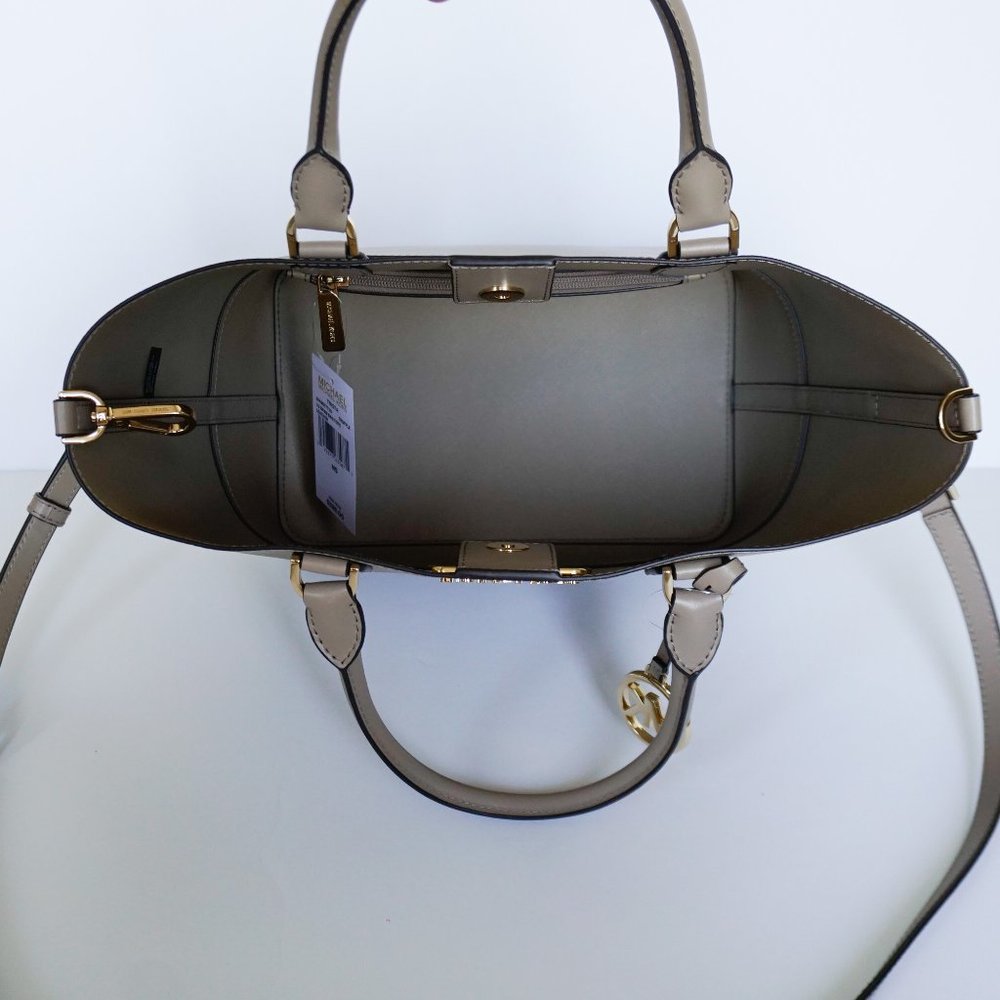 Michael Kors Trista L Grab Tote Bag Truffle - Picture 6 of 13